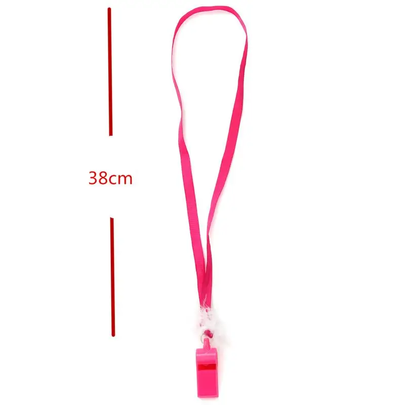 10 шт./лот Новинка Горячая розовая игра для курицы пушистые свистки девочек