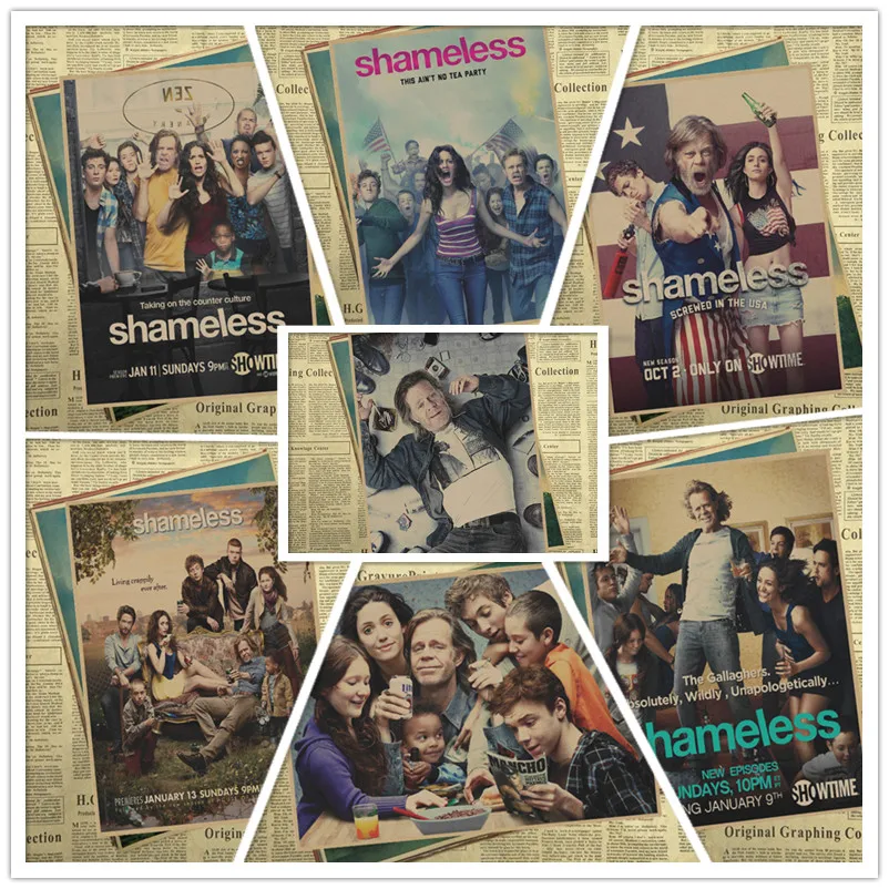 Бесстыдный ВИНТАЖНЫЙ ПЛАКАТ для рисования украшение комнаты наклейка s