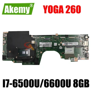 for lenovo yoga 260 laptop motherboard la c582p with i7 6500u6600u 8gb ram original mainboard 100 fully tested free global shipping