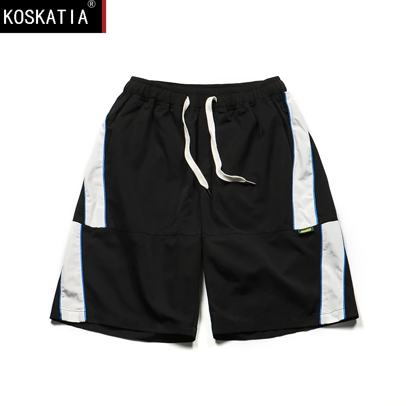 Повседневные шорты мужские брюки до колена эластичная резинка на талии модные