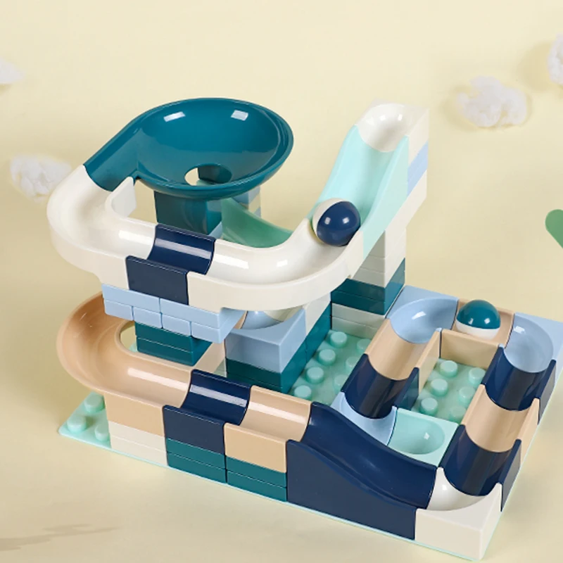 Новые 80 шт . мраморные гоночные строительные блоки совместимые с основными