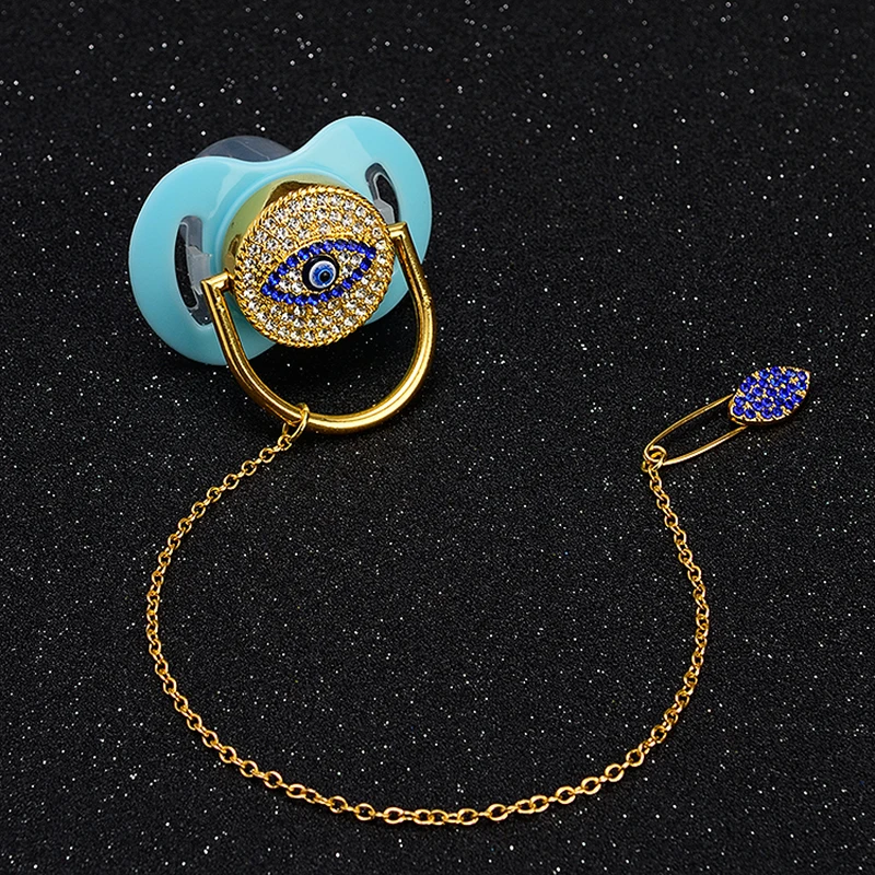 BLING bling Корона Стразы детская белая соска/соски/манекен/кокка/chupeta детский подарок