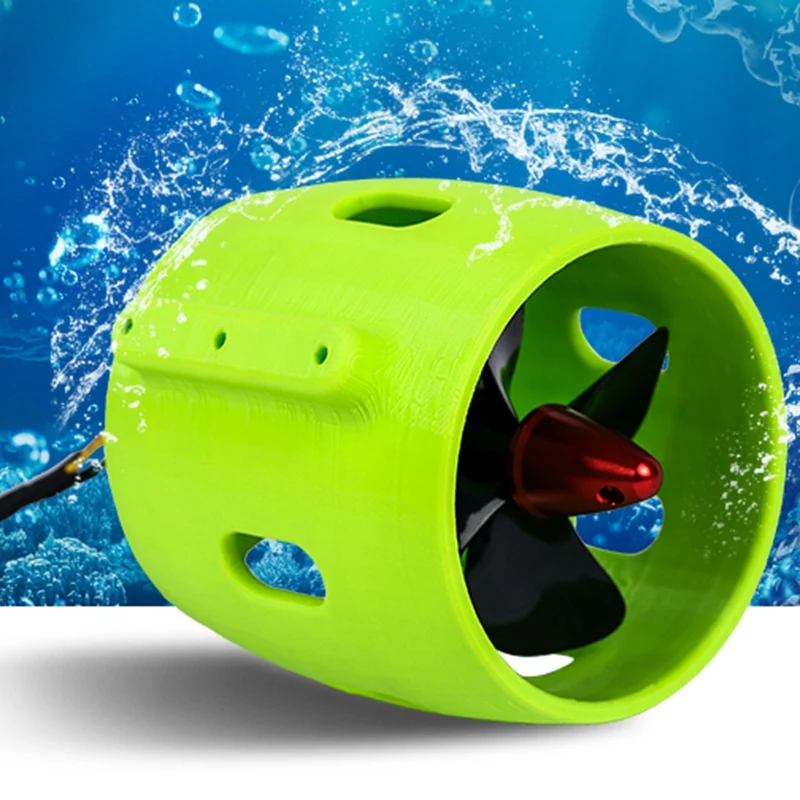 

12-24V 20A Brushless Motor 4 Blade Underwater Thruster RC Bait Boat Accessory Plastic RC Boat Accessories