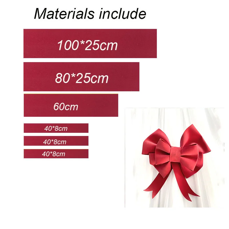 

Гигантский бант из пенопласта для декора