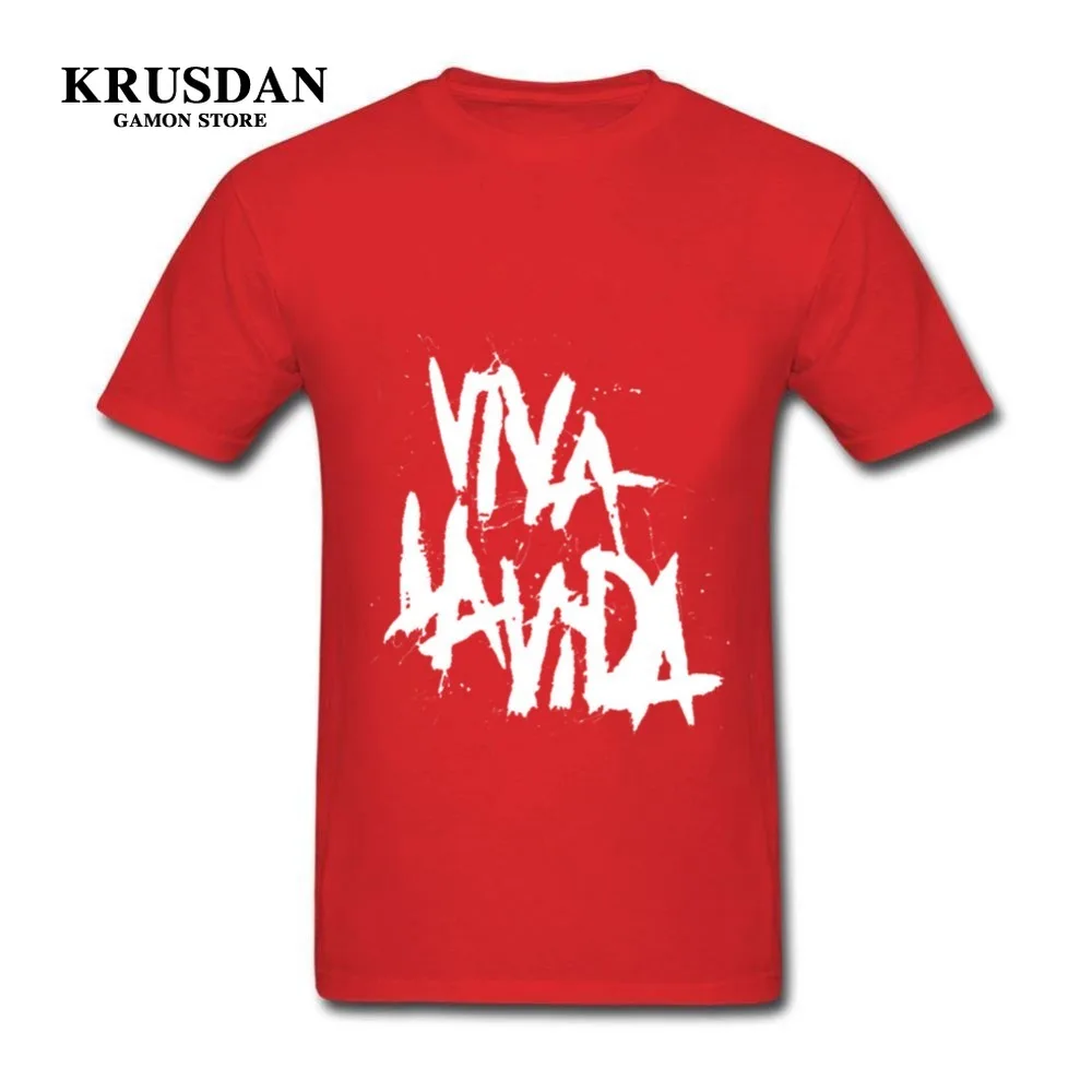 2019 Новинка Viva La Vida Мужская футболка повседневная с коротким рукавом и круглым