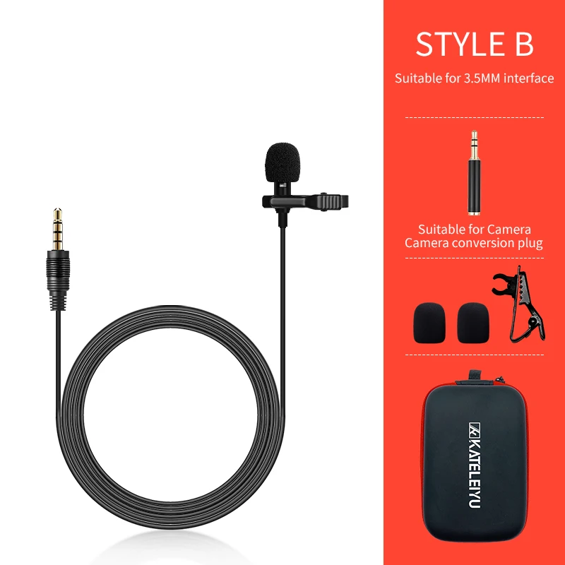 KATELEIYU мобильный телефон зажим для галстука bluetooth микрофон всенаправленный
