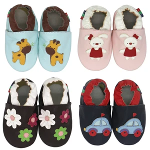Carozoo New Sheepskin Leather Soft Sole Baby Shoes Toddler Slippers Up To 4 Years Newborn in India