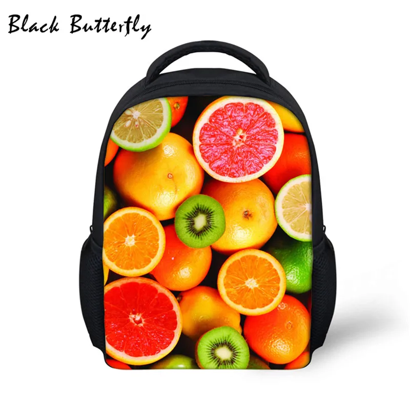 2020 рюкзак для детей, школьные сумки с фруктовым узором, школьные сумки для детей, Оранжевая Сумка для книг, сумка для детского сада, сумка для...