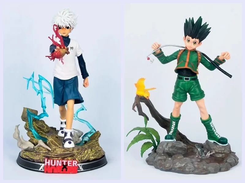 

Аниме игрушка полный рабочий день Охотник GK BM Killua Zoldyck GON фриксс статуя искусственная фигурка около 28 см