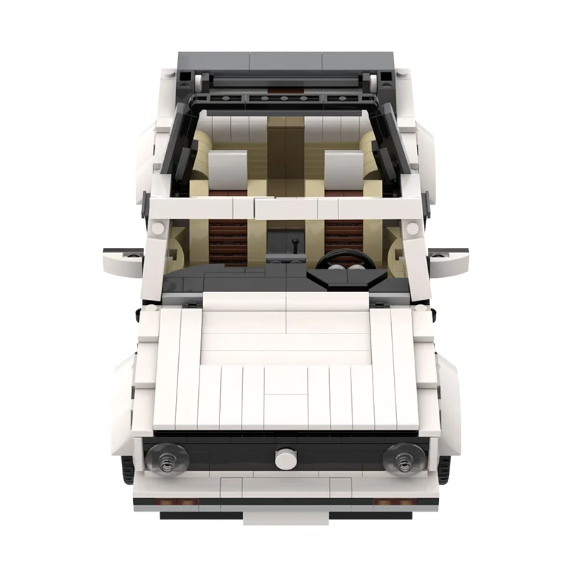 

963pcs High-Tech Creator Car Model Building Blocks Mini Golf Cabriolet Sports Green Grey White Black Bricks Toys For Children