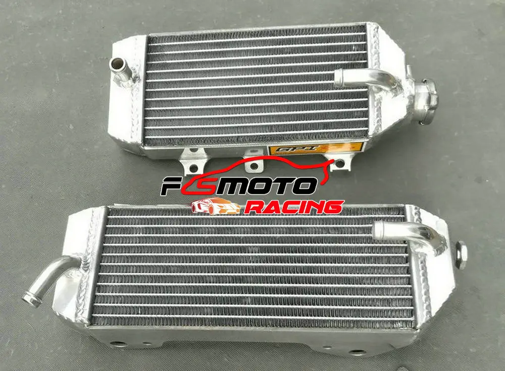 Алюминиевый радиатор с левой и правой стороны для Kawasaki KXF250 KX250F KX252AHF KX 250 F 250F 2017 2018