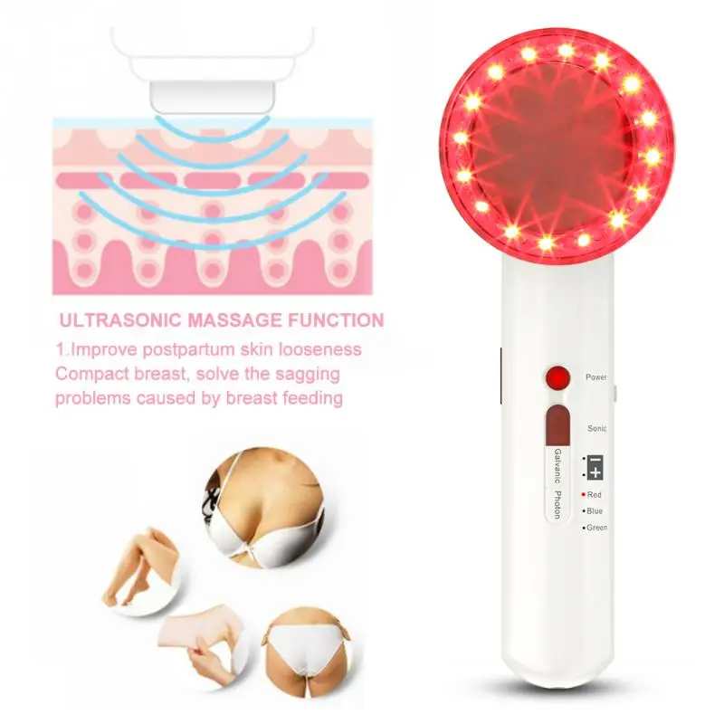 Koop Echografie Cavitatie Ems Lichaam Vermagering Massager Lipo Vet Brander Machine Galvanische Infrarood Ultrasone Gewichtsverlies Facial Lifting