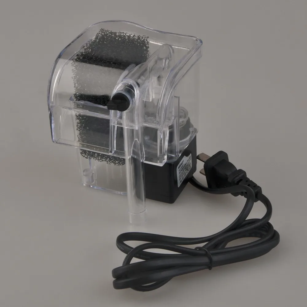 Mini 220-240V Fish Turtle Tank Aquarium External Oxygen Pump Waterfall Filter Water Circulation Power | Дом и сад