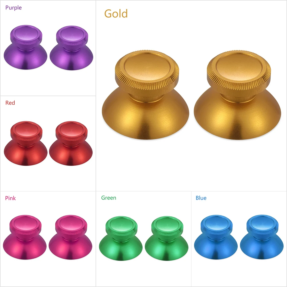 Цветной запасной алюминиевый контроллер аналоговый джойстик колпачки для