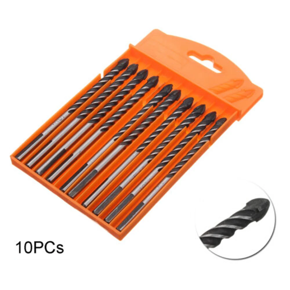

10Pc Tungsten Carbide Glass Drill Bits Set For Marble Wall Carbide Tile Ceramics