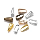 Застежка-пряжка для ювелирных изделий 100 шт., застежки-клипсы 7, 8, 10 мм, аксессуары для подвесок, Фурнитура для бижутерии