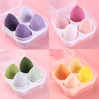 4 шт. косметические спонжи для пудры, женская Губка для основы для макияжа, инструменты и аксессуары для макияжа в форме капли воды