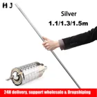 Мини-волшебная палочка серебро 1,11,31,5 м, обруч, палочка для самообороны, телескопическая палочка пропсапола, инструменты для улицы, палочка для самообороны