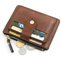 genuine leather multifunctional women wallets hasp small short zipper coin pocket cards holders female money purse clutch