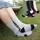 Детские и взрослые баскетбольные носки, хлопковые модные весенние спортивные носки для езды на велосипеде, бега, трендовые походные амортизирующие мужские спортивные длинные носки для мальчиков