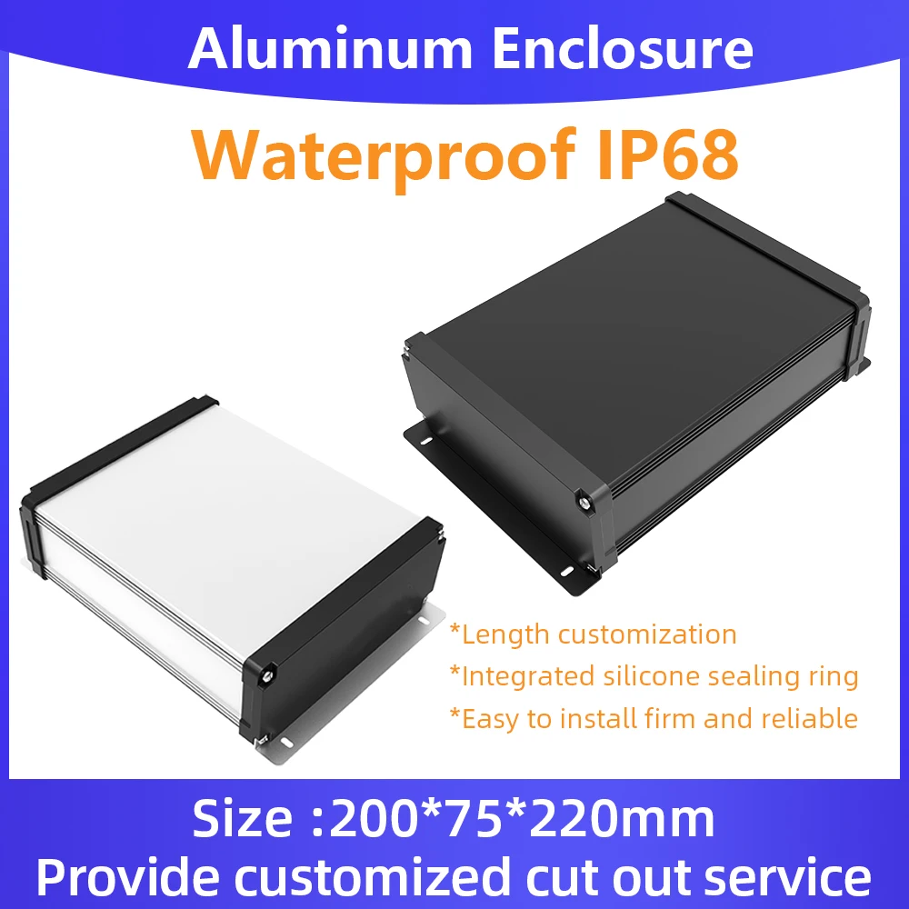 Водонепроницаемый алюминиевый корпус для электроники Ip67 класс Ip68 оптовая цена M03