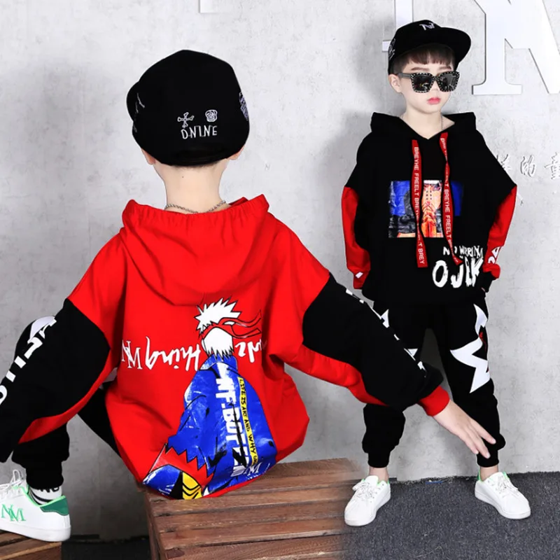 Детская одежда для мальчиков Спортивный костюм Комплекты одежды Детские