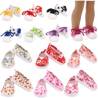 7 5cm doll shoes polka lightweight casual sneakers for 18 inch american 43 cm reborn baby doll clothes 13 bjd girl play toy