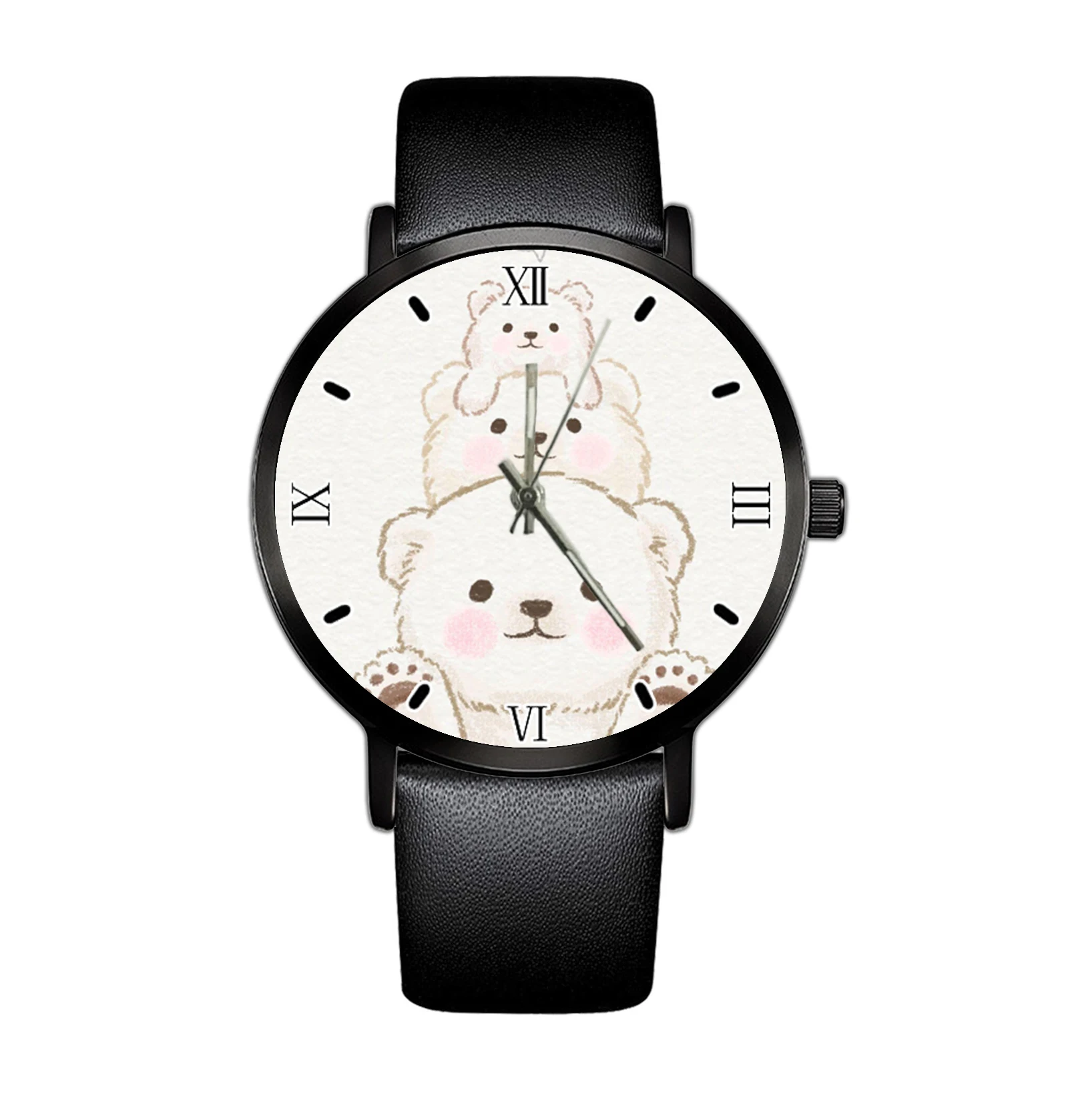 

Men's Girl Boy Minimalist Fashion Quartz Watch Leather Belt Quartz Elegant Ultra Thin Watch Business Clock Simple Design Fa