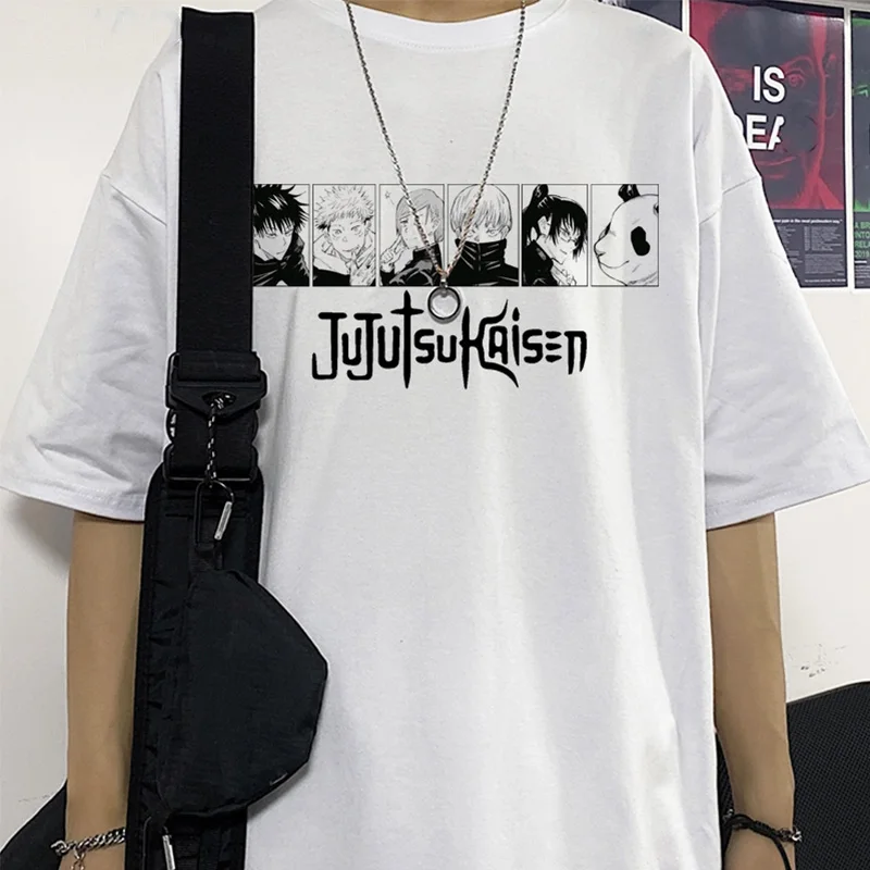 

Man's T-shirt Cool Unisex Kaisen Yuji Itadori T Shirt Oversized Harajuku Jujutsu Short Sleeve Anime Funny Printed T-shirt