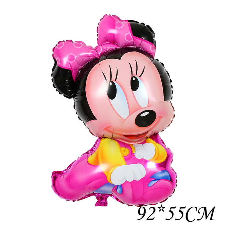 1pc 112 см гигантский Микки Минни Маус фольгированный шар мультфильм день рождения украшения дети ребенок душ вечерние игрушки - Цвет: 1pc