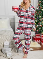 new arrival 2021 designers pyjamas pijama plaid christmas pajamas for women