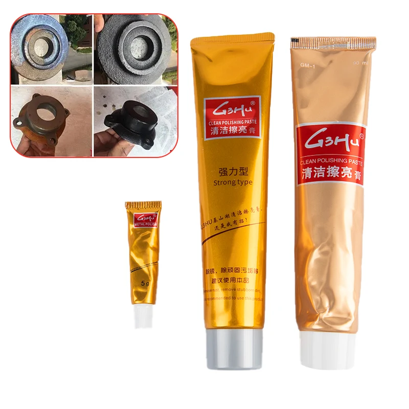 

5/10/90ml The Ultimate Metal Polishing Paste Stainless Steel Polishing Rust Remover