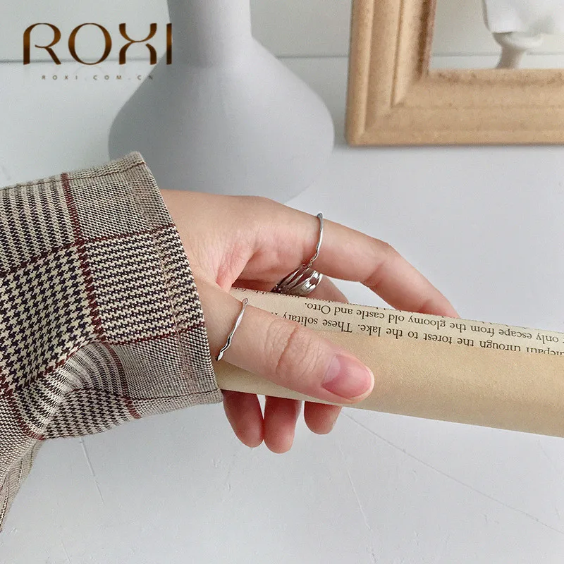 Женское кольцо из серебра 100% пробы регулируемое тонкое | Украшения и аксессуары