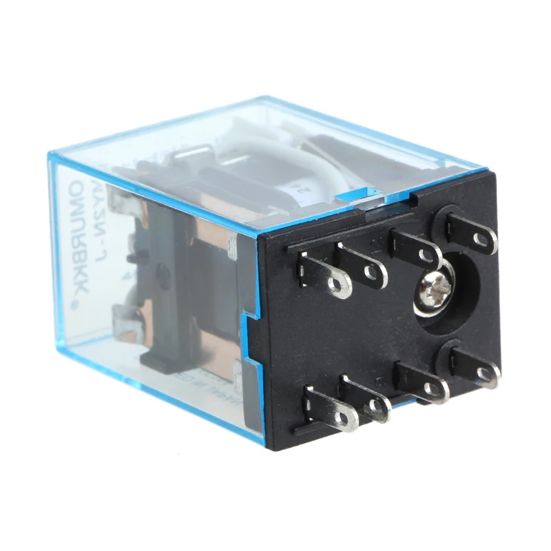 Прямая поставка 8 Pin MY2NJ реле 24 V DC маленькое 5A DPDT катушка с базовым гнездом|Реле| |