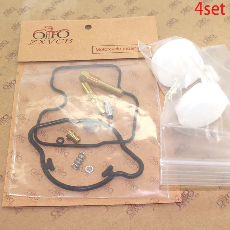 4set for CBR1000 F CBR1000F Hurricane 1993-1996 Motorcycle carburetor repair kit float |