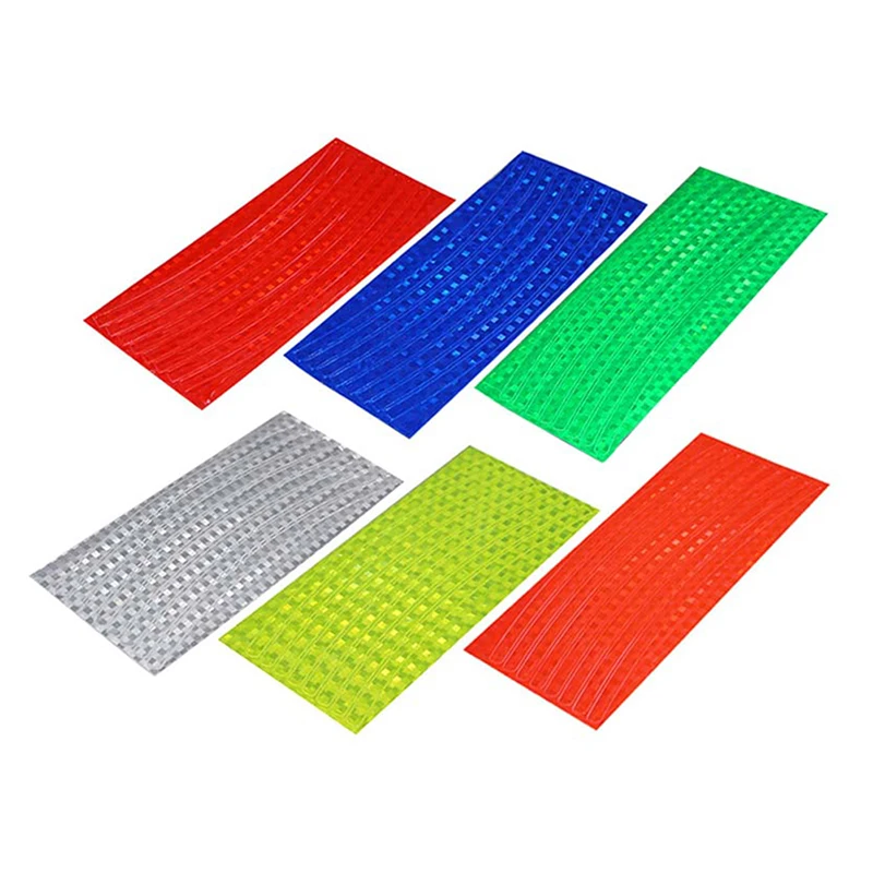

1pc Bicycle Tire Reflective Sticker Fluorescent Reflector Cycling Wheel Rim Stickers MTB Bike Wheel Reflect Cover Accessories