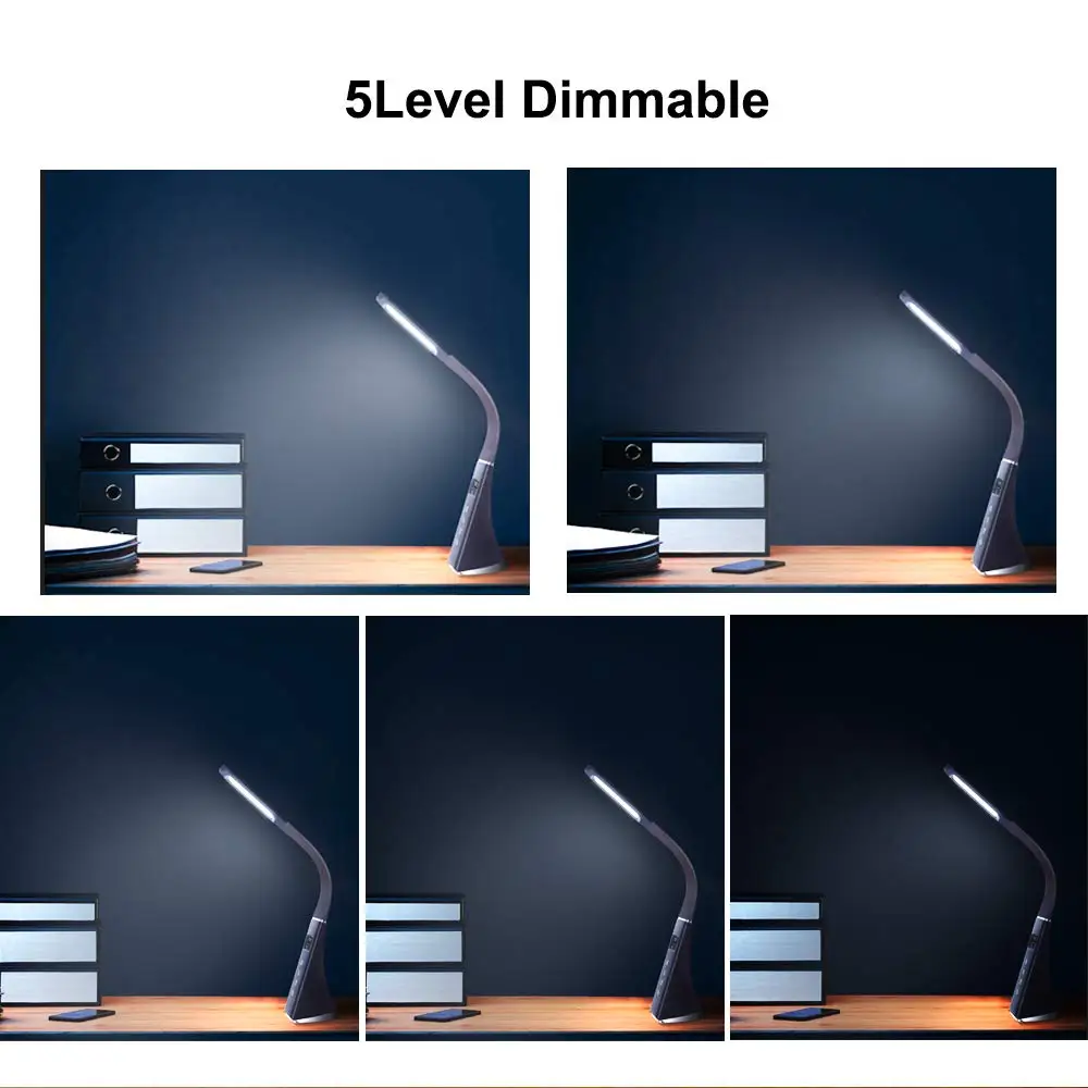 Светодиодная сенсорная Настольная лампа с регулируемой яркостью настольный