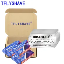 TFLYSHAV мужские лезвия из нержавеющей стали с двойным краем ультра