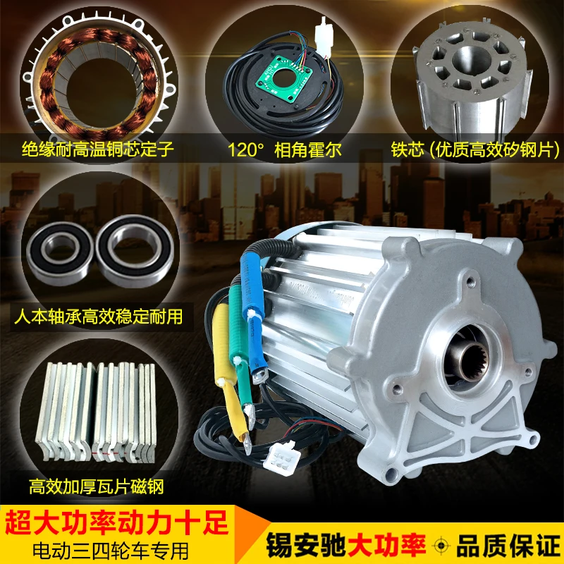 60V72V1200W1500W2200W3000W Электрический трехколесный велосипед четырехколесный высокая