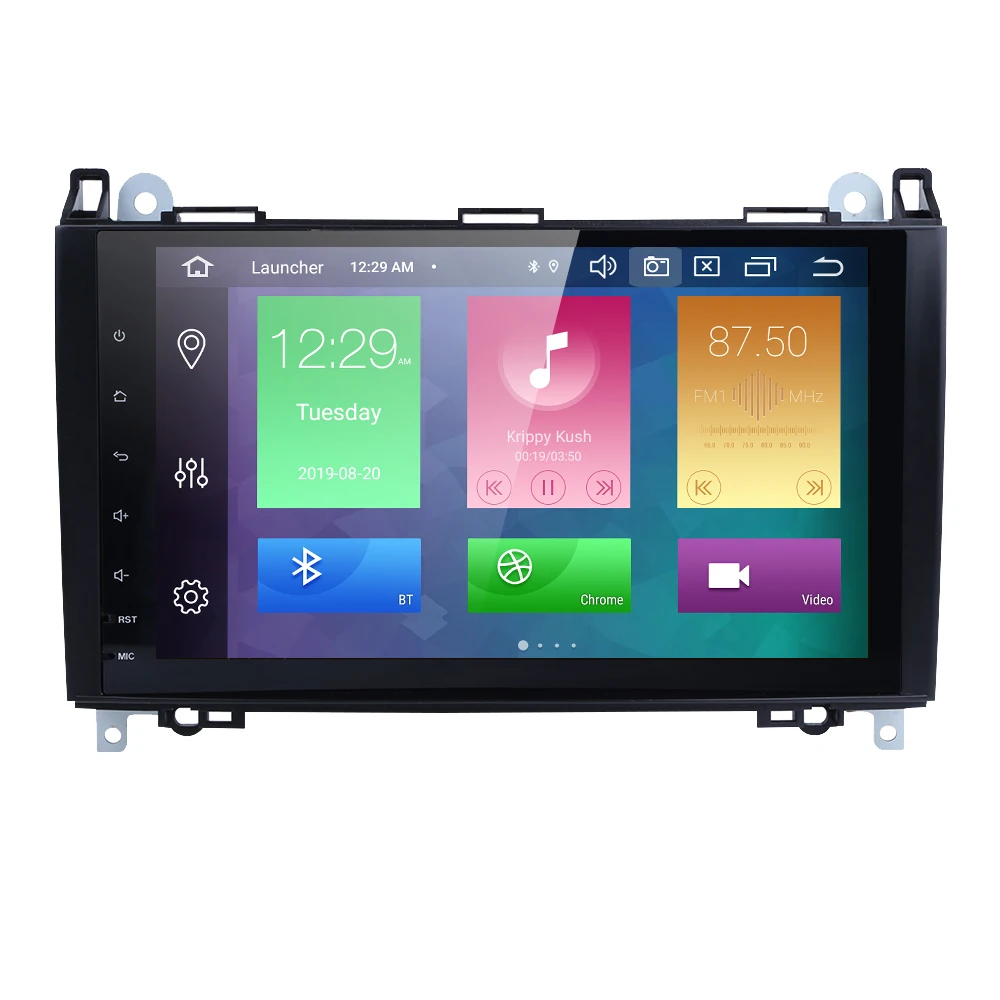 DSP ips PX5 4G ram 64G rom Android 9,0 2din автомобильное радио для машины мультимедийный плеер для Mercedes Benz B200 A B Class W169 W245 Viano Vito W639 Sprinter W906 wifi gps Navi головное устройство TPMS RDS OBD2 - Цвет: Head Unit