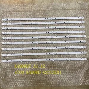 9 шт.компл. светодиодный ная подсветка для DEXP F49B7000T 49PUF6050 49PFL3445 PH49PFG500178 49PUF6050T3 K490WD7 A1 A2 4708-K490WD-A2213K01