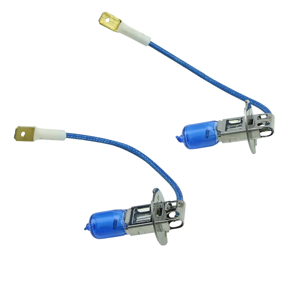 

2pcs H3 12V 55W White Head Light Replacement Bulb Lamp For Auto Car