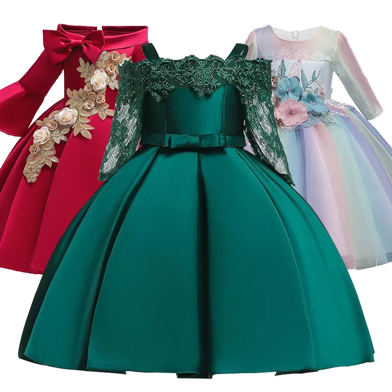 Длинное платье для девочек летнее вечерние с цветочным принтом | Детская одежда и