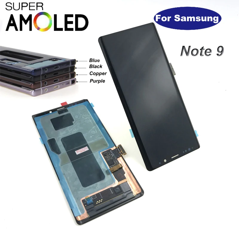 Оригинальный ЖК дисплей + рамка для SAMSUNG GALAXY Note 9 Note9 N960 N960F сенсорный экран