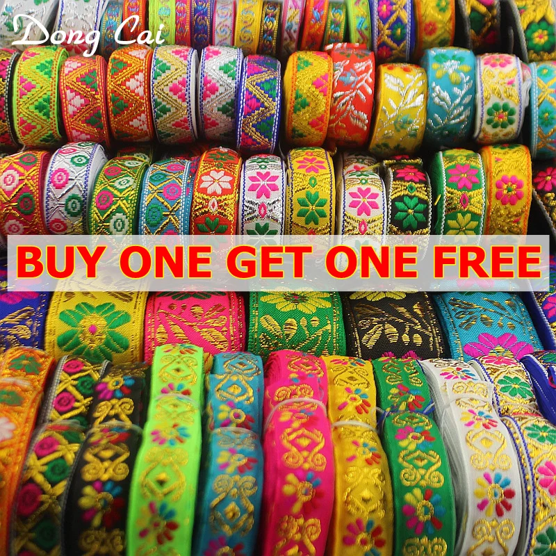 Buy1get1free 7 ярдов/партия индийский Бохо Сделай Сам Цыганский аксессуар Вышивка