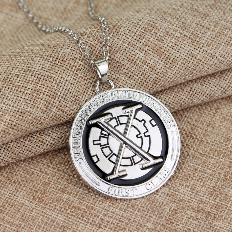 X-men Росомаха Логан матовый стальной двойной Dog Tag кулон ожерелье - Окраска металла: silver