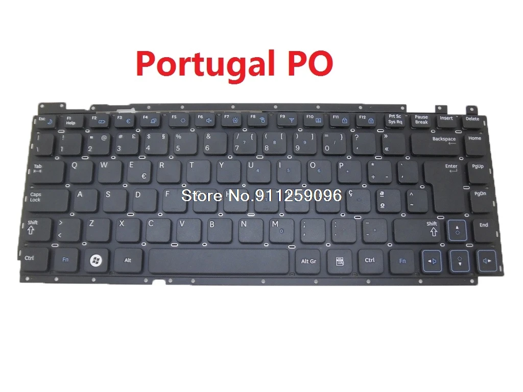 

Laptop Keyboard For Samsung RC410 United Kingdom UK Portugal PO PT BA59-02932P BA59-02932A Black Without Frame New