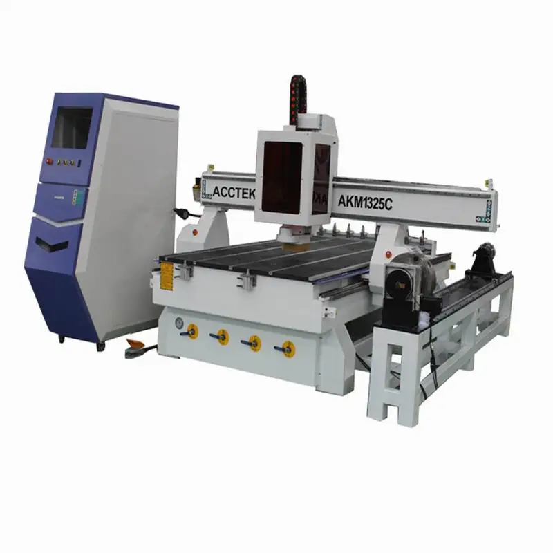 Роторная ось Acctek Atc деревообрабатывающий станок с ЧПУ фрезерный сверлильный