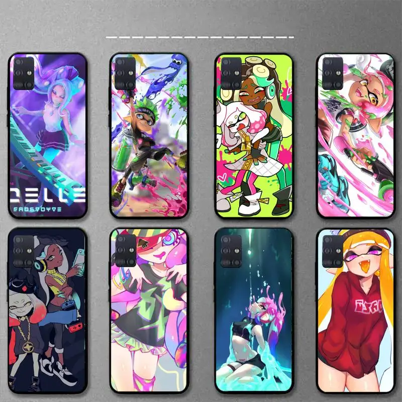 

HIMONBEN Splatoon Game Phone Case For Samsung S21 S30 S10 S9 S8 S7 S6 S5 plus lite ultra edge soft Cover Fundas