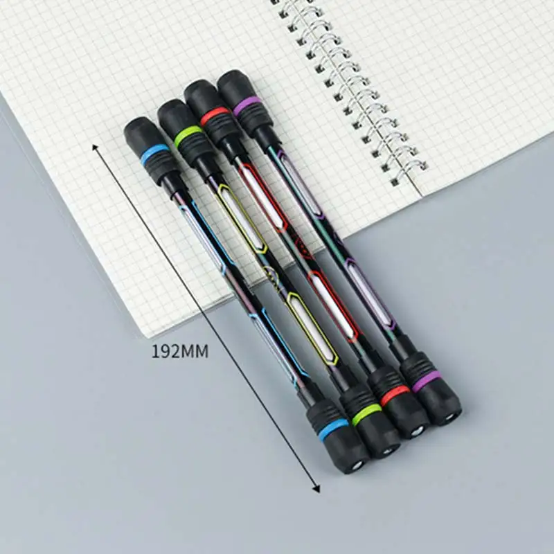 

Spinning Pen Creative Random Flash Rotating Gaming Gel Pens StudentRelease Pressure A pack four Gel PenStationerySchool Supplies